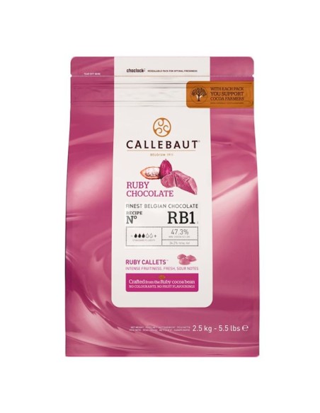 Chocolate Callebaut Rubi 2,5 kg