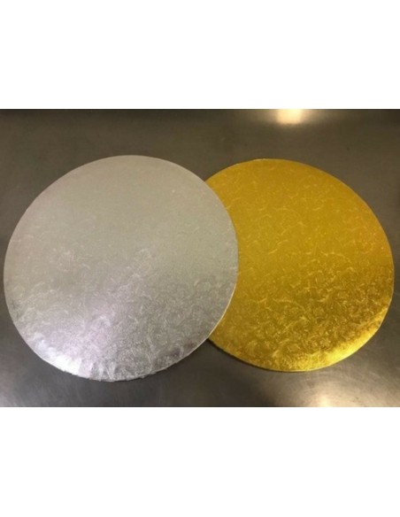 BANDEJA TORTA PLUMA ALTA DE 40 CM DORADA