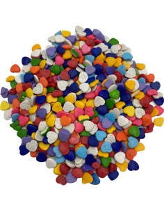 MOSTACILLA MULTICOLOR DE CORAZON DE 100GR