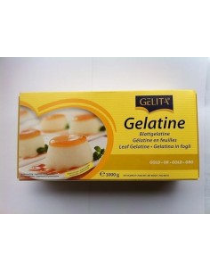 Gelatina En Hojas Caja 1kg