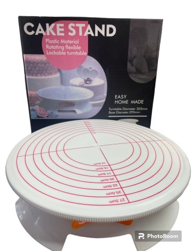 BACE GIRATORIA CON STOP CAKE STAND