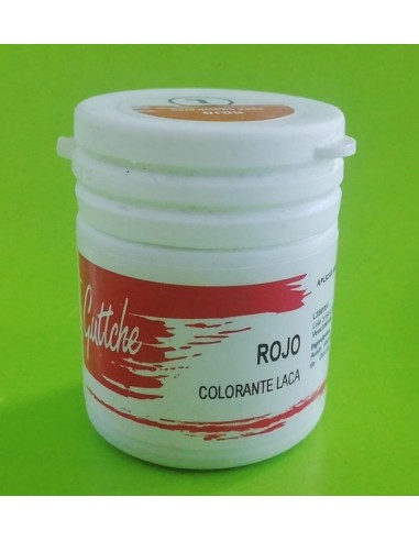 Colorante Laca 15 Gr Rojo Guttche